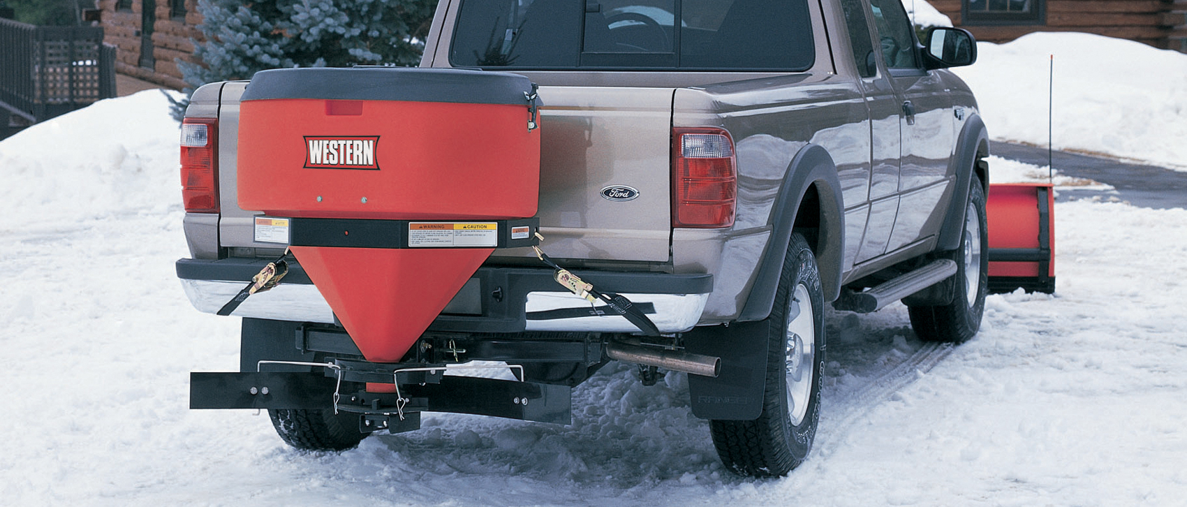Western Low Profile poly tailgate spreader